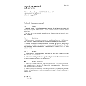 Accordo intercantonale sulle universita