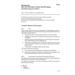 BG Förderung Turnen und Sport