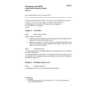 O Jeunesse & Sport, O J+S