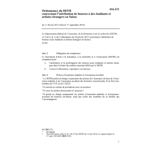 O attribution bourses étudiants