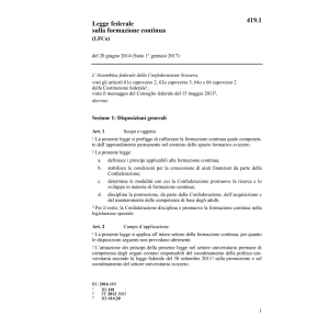 LF sulla formazione continua (LFCo)