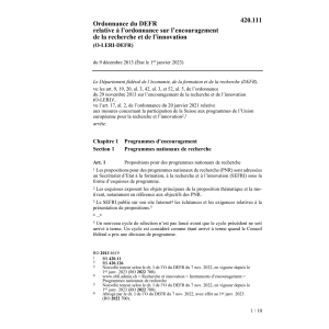 O encouragement recherche O LERI DEFR