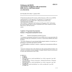 O promoz. ricerca O-LPRI-DEFR