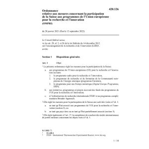 O mesures accompagn. recherche OMAcPCR