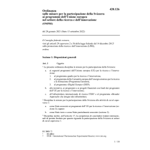 O misure collaterali UE ricerca OPQRI