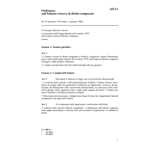 O Istituto di diritto comparato