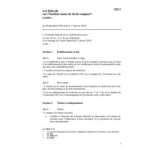LF Institut droit comparé
