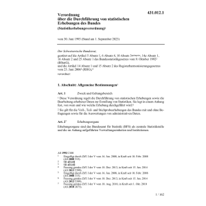 V statistische Erhebungen des Bundes