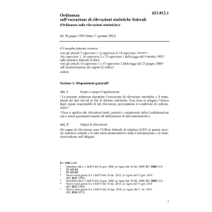 O Rilevazioni statistiche federali