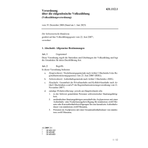 Volkszählungsverordnung