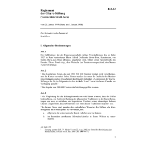 R Gleyre-Stiftung