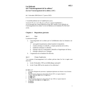 LF l'encouragement culture, LEC