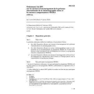 O mesures compensatoires MEDIA