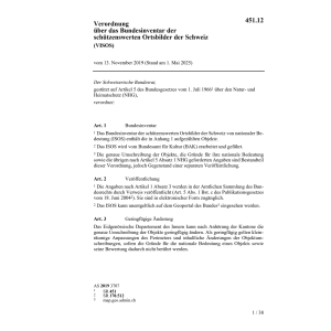 V Bundesinventar Ortsbilder, VISOS