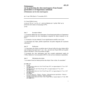 O Protection sites marécageux