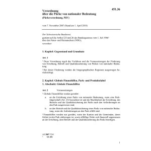 Pärkeverordnung, PäV
