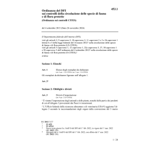 O sul controlli CITES