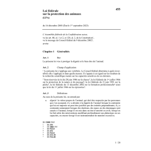 LF Protection animaux, LPA