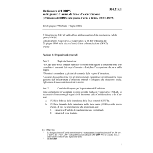 O DDPS,piazze d'armi e di tiro,OPAT-DDPS