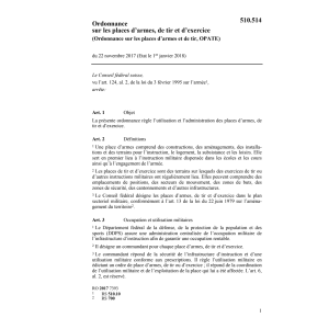 O places armes, tir, exercice, OPATE