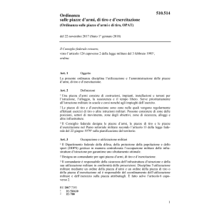 O, piazze d'armi e di tiro,OPAT