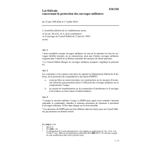 LF, protection des ouvrages militaires