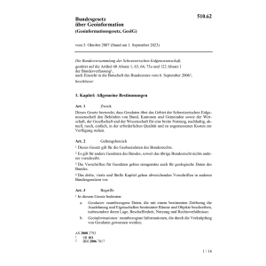 Geoinformationsgesetz, GeoIG