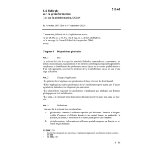 Loi sur la géoinformation, LGéo