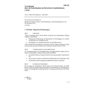 V Koordination Sanitätsdiensts (VKSD)