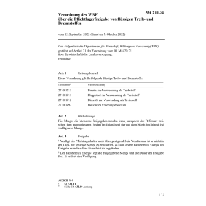 V WBF 12.9.22 Pflichtlagerfreigabe