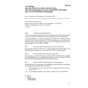 V 21.12.22 Betrieb Reservekraftwerken