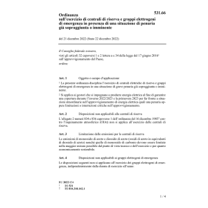 O 21.12.22 esercizio centrali riserva