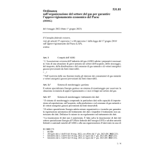 O approvvigionamento eco. Paese (OOSG)