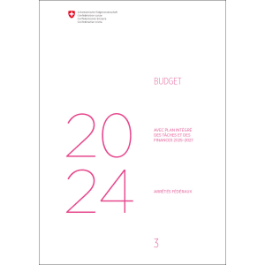 Budget 2024 Volume 3 Arrêtés fédéraux