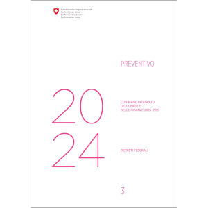 Preventivo 2024 vol. 3 Decreti federali