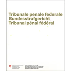 Tribunale penale federale  Bellinzona