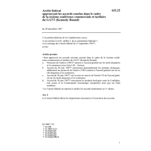 AF conférence commerciale GATT Kennedy