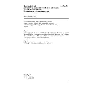 D accordi tariffali Stati Uniti CEE