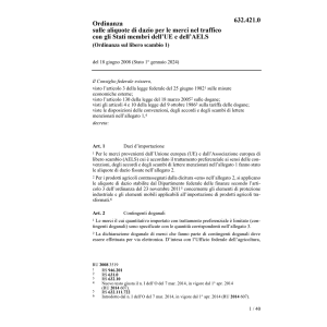 O aliqote dazio AELS/CE, libero scambio