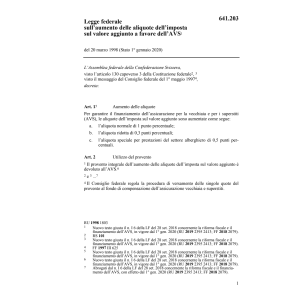 AF aumento aliquote imposta valore aggiu