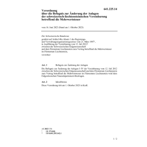 V Befugnis Änd. Anlagen Mehrwertsteuer