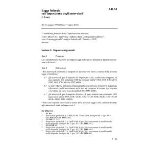 LF imposizione degli autoveicoli