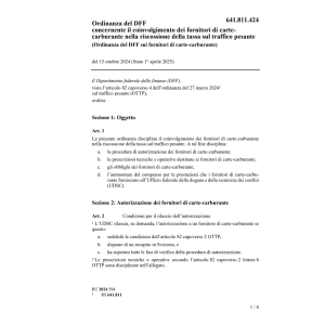 O UDSC fornitori del SET e del NETS