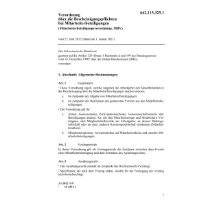 Mitarbeiterbeteiligungsverordnung, MBV