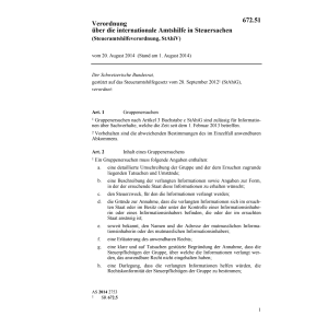 Steueramtshilfeverordnung, StAhiV