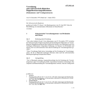 V schweiz.-dänisch Doppelbest.abkommen