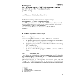 FATCA-Gesetz