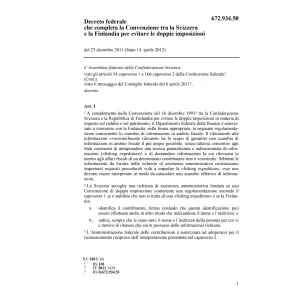 D compl. Conv. doppie imp. CH-Finlandia