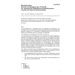 BB Änd. DBA CH-Kasachstan