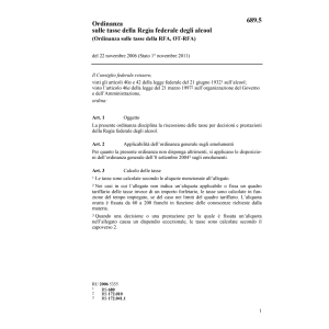 O tasse della Regìa federale alcool